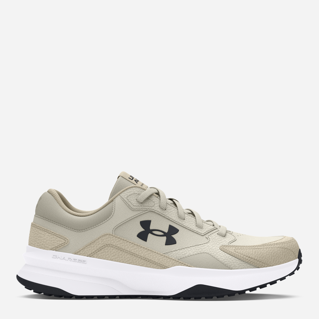 Акція на Чоловічі кросівки Under Armour Edge LTHR 3028375-104 45.5 (11.5US) 29.5 см Бежеві від Rozetka