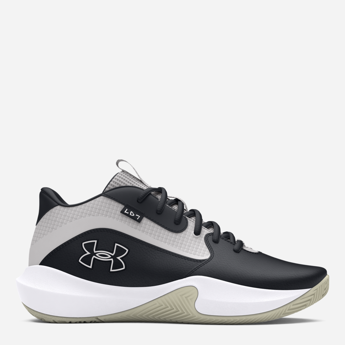 Акція на Чоловічі кросівки для баскетболу Under Armour Lockdown 7 3028512-002 44.5 (10.5US) 28.5 см Чорні від Rozetka