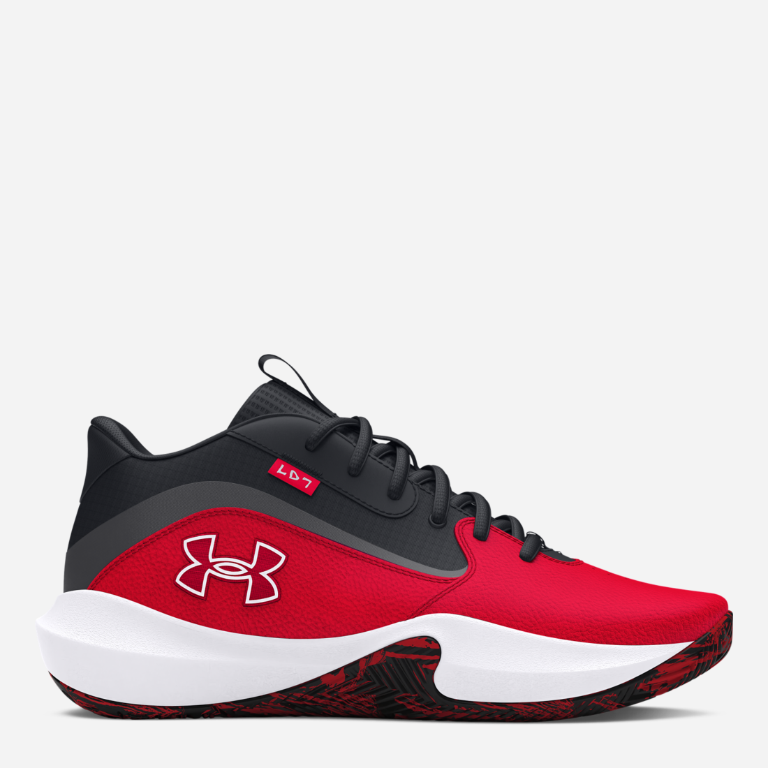 Акція на Чоловічі кросівки для баскетболу Under Armour Lockdown 7 3028512-600 45 (11US) 29 см Червоні від Rozetka