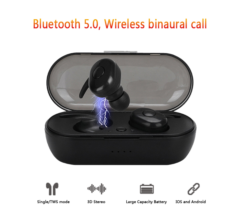 

Спортивные беспроводные Bluetooth наушники с улучшенным аккумулятором A-Pro Sport W4 с боксом для зарядки.