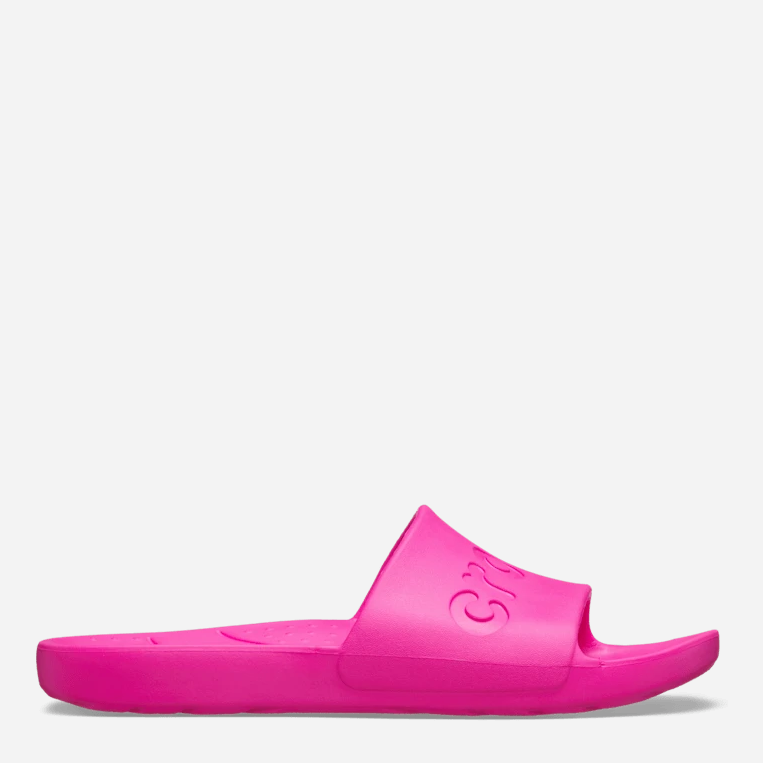 Акція на Жіночі шльопанці для пляжу Crocs Slide 210088-6TW 38-39 (M6/W8) 24 см Рожеві від Rozetka