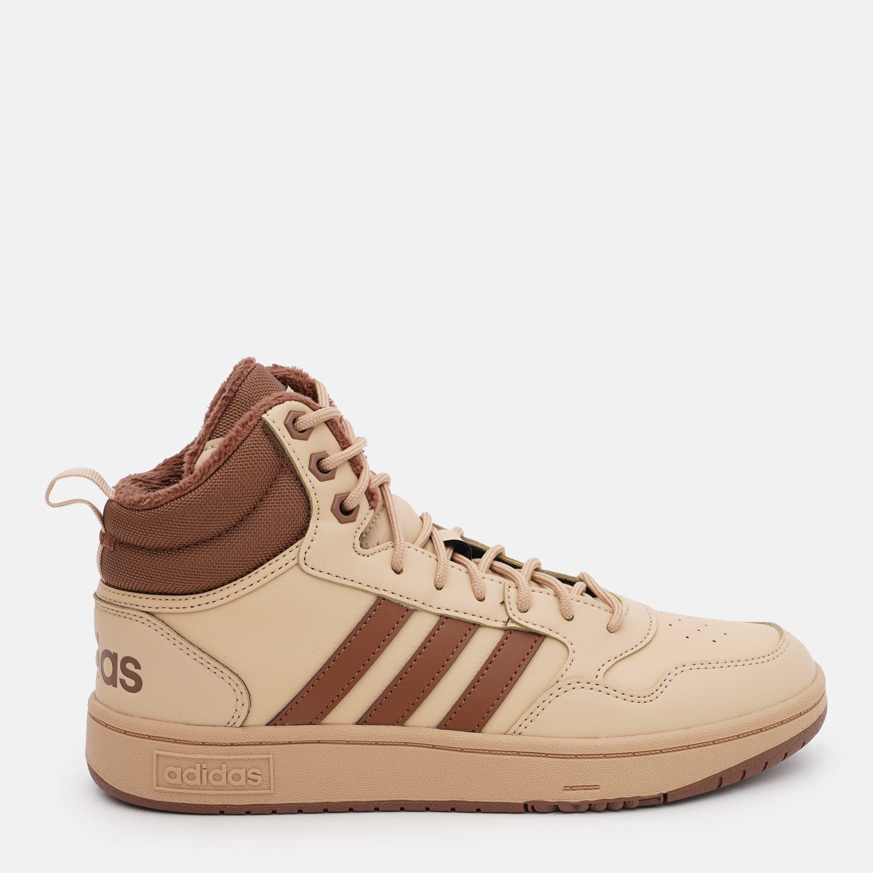 Акція на Жіночі зимові черевики Adidas Hoops 3.0 Mid Wtr IH0164 36 (3.5UK) 22.2 см Magbei/Prebrn/Prebrn від Rozetka