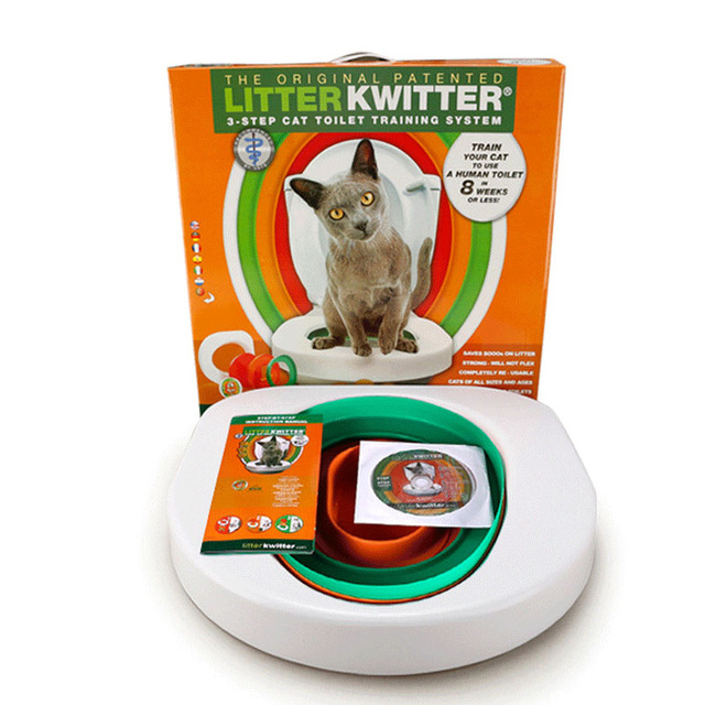 

Набор для приучения кошек к унитазу Litter Kwitter 3-step