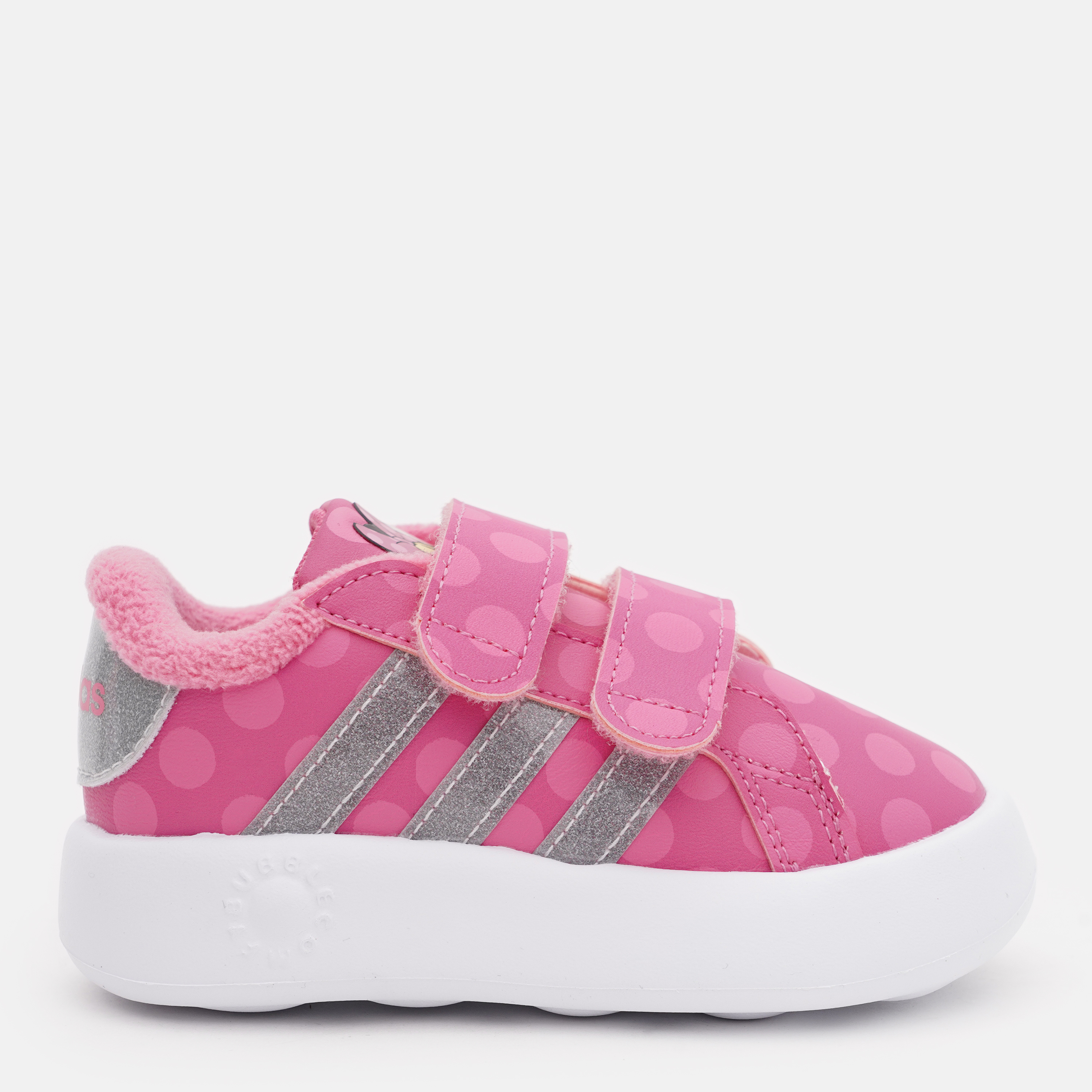 Акція на Дитячі кросівки для дівчинки Adidas Grand Court Minnie Cf I IF4056 25.5 Рожеві від Rozetka