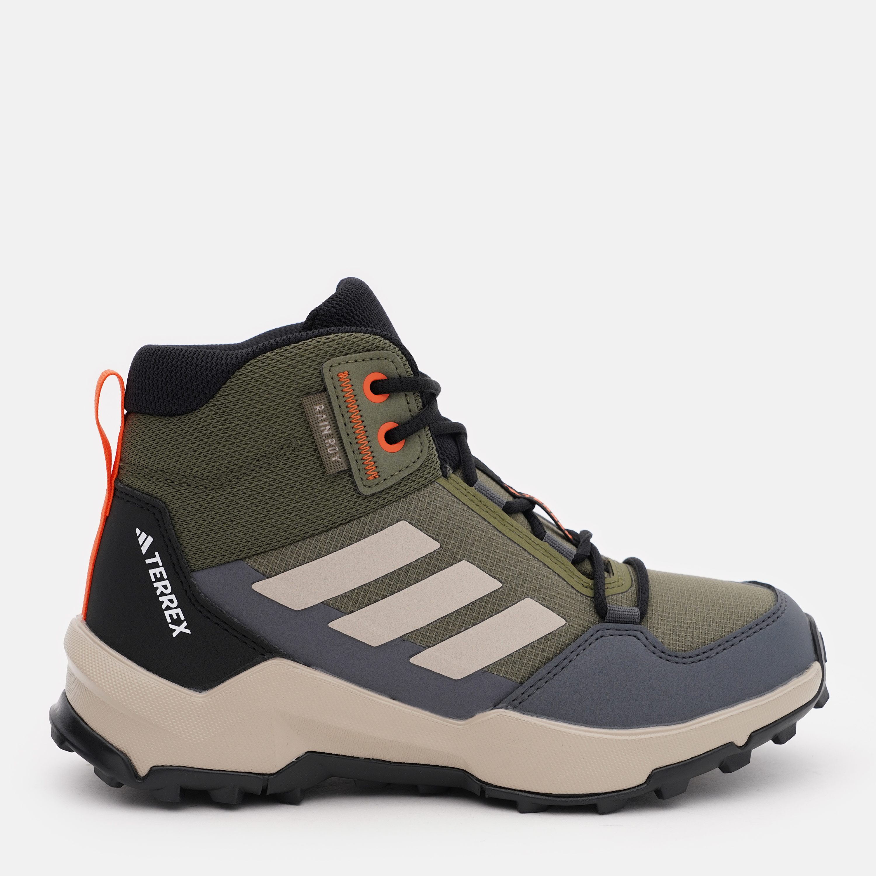 Акція на Підліткові кросівки для хлопчика Adidas Terrex Ax4R R.Rdy Mid K IF6518 38 Оливкові від Rozetka