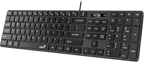 

Клавіатура Genius Slim Star Black UKR (6590634)