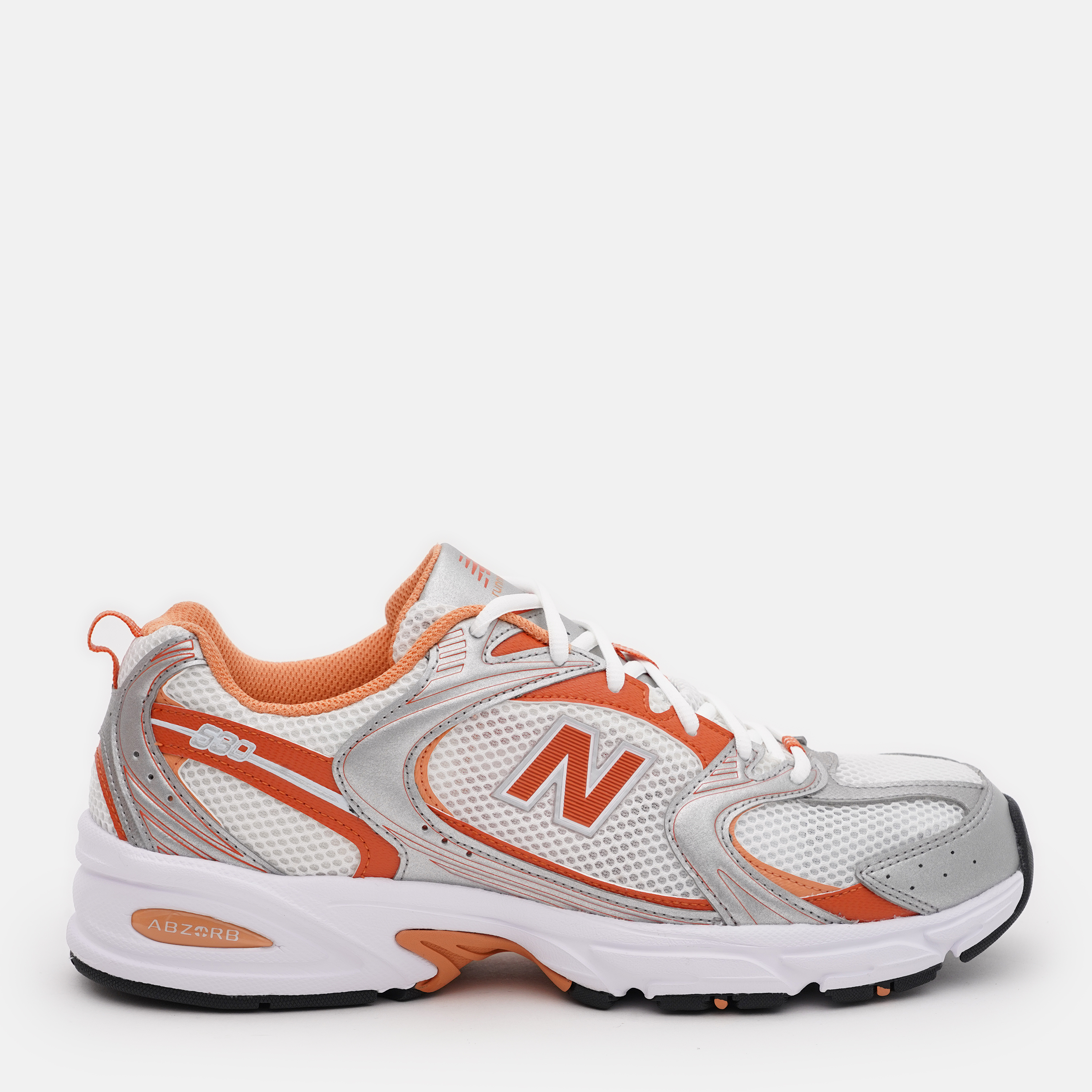 Акція на Чоловічі кросівки New Balance 530 MR530ADC 43 (9.5US) 27.5 см Сріблястий/Помаранчевий від Rozetka