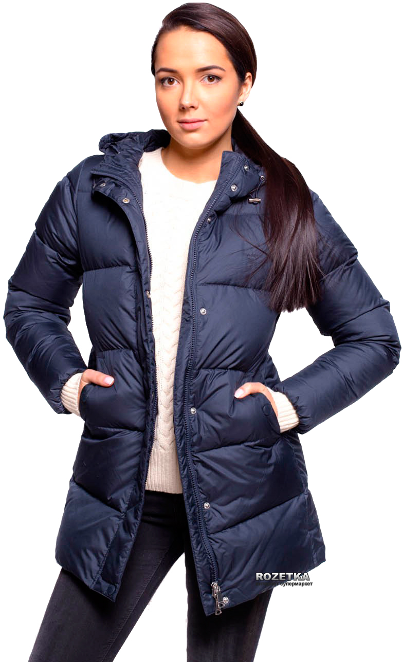 Куртка GANT Classic Down Long Jacket 470591 XS Темносиняя низкие