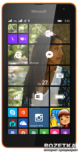 Мобильный телефон Microsoft Lumia 535 (Nokia) DS Orange – фото, отзывы ...