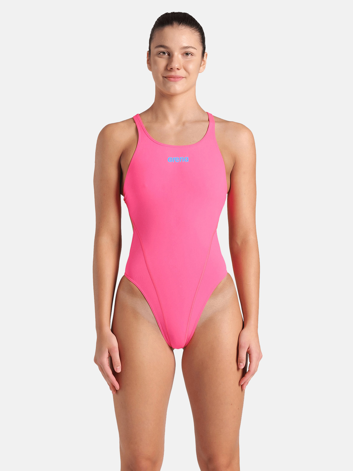 Акція на Купальник злитий жіночий Arena Team Swimsuit Swim Tech Solid 004763-908 40 Рожевий від Rozetka