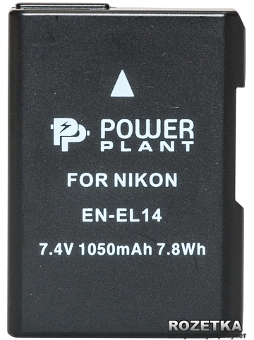 

Акумулятор PowerPlant для Nikon EN-EL14 Chip (D3100, D3200, D5100)