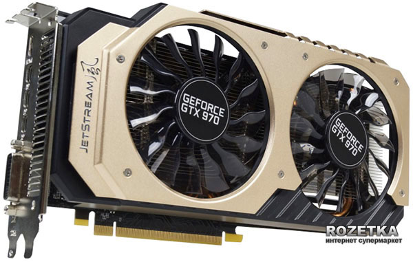 Видеокарта Palit PCI-Ex GeForce GTX 970 JetStream 4096MB GDDR5