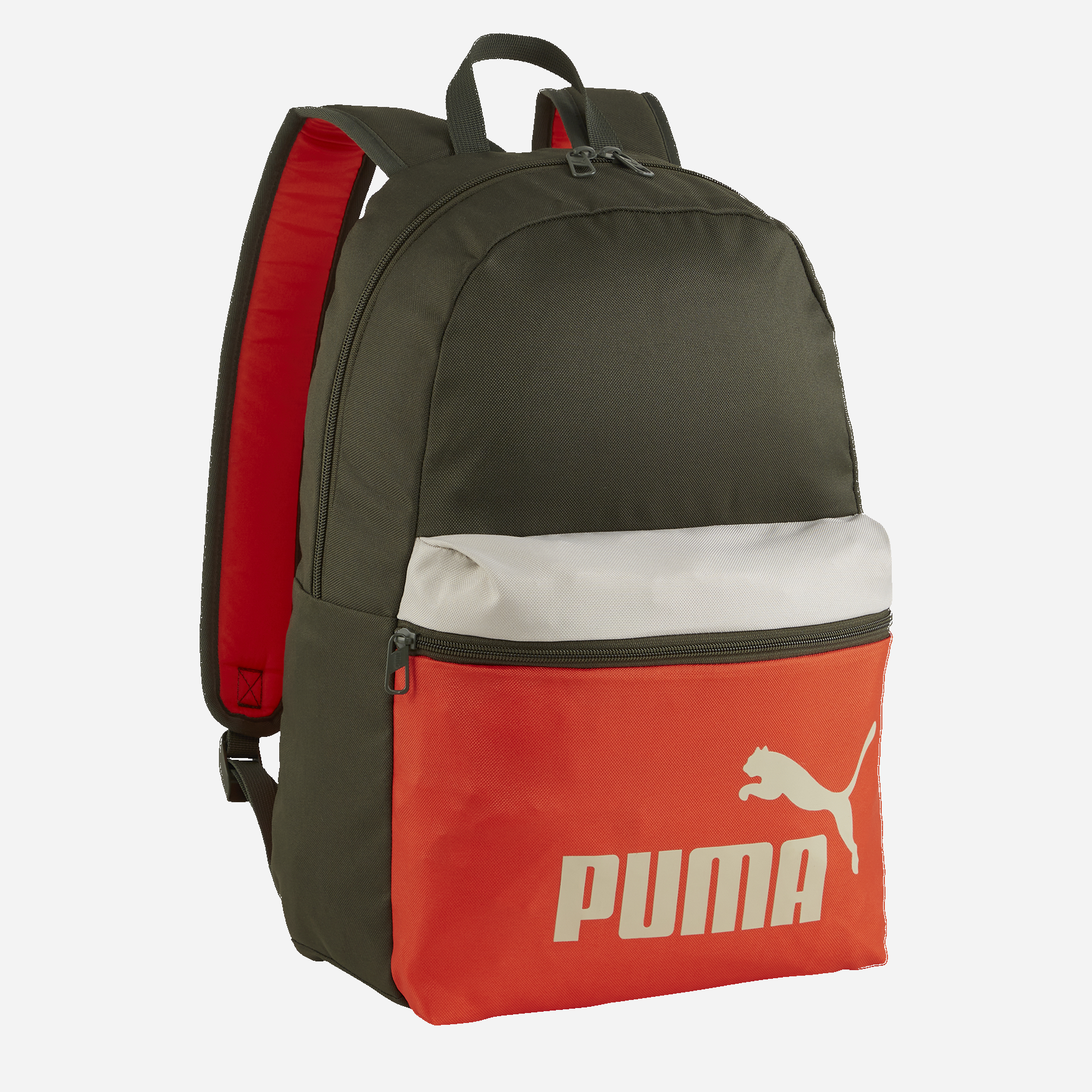 Акція на Рюкзак спортивний тканинний 22 л Puma Phase Backpack Colorblock 09046803 Зелений від Rozetka