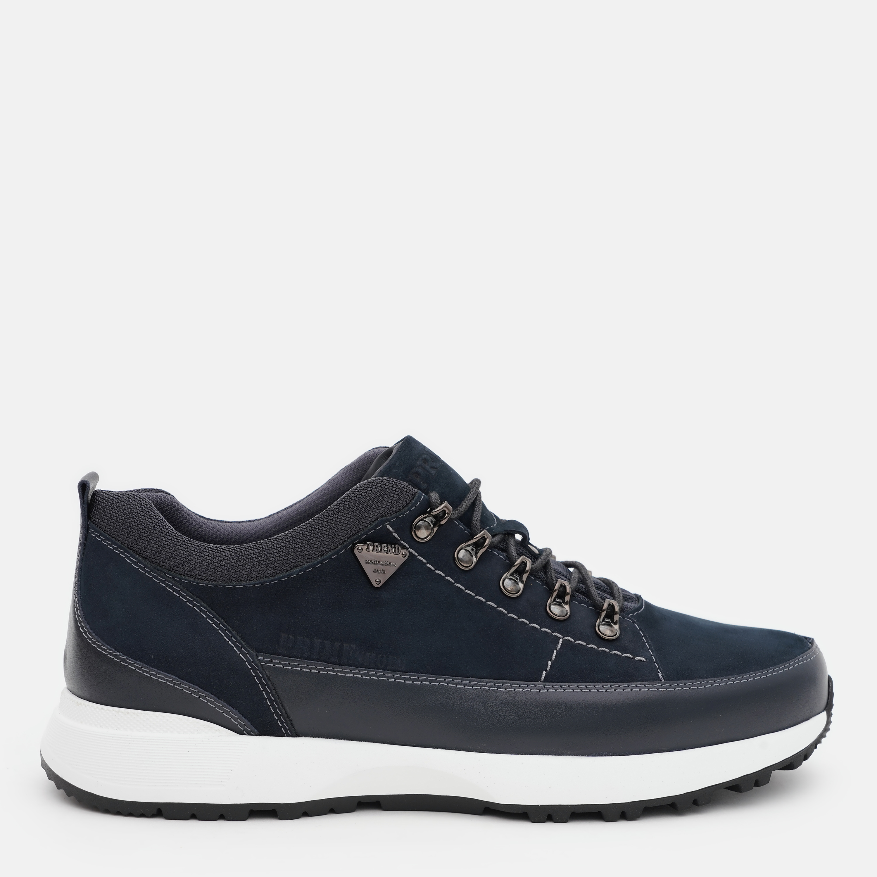 Акція на Чоловічі кросівки Prime Shoes 766 Blue Nubuck 12-766-70241 40 26.5 см Blue від Rozetka