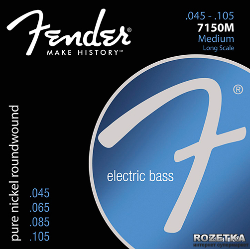

Fender 7150M Pure Nickel Roundwound (045-105) (073-7150-406)