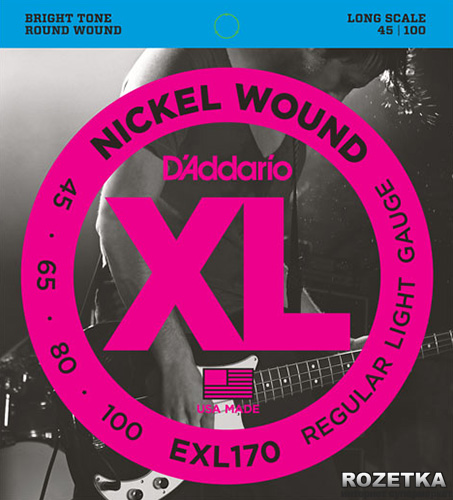 

D'Addario EXL170 Nickel Bass XL Medium 4-String (45-100)