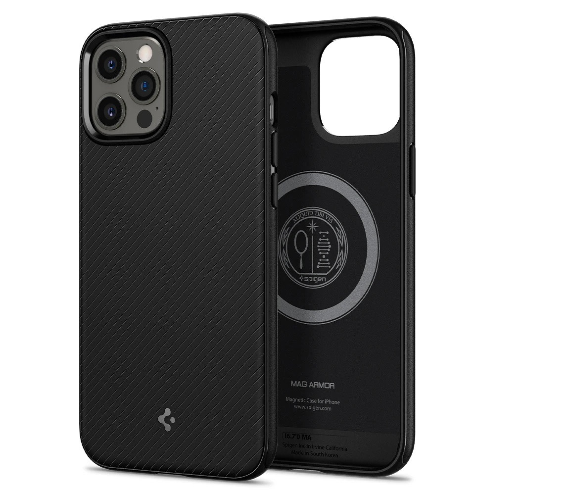 

Чехол Spigen Mag Armor для iPhone 12 Pro Max Matte Black