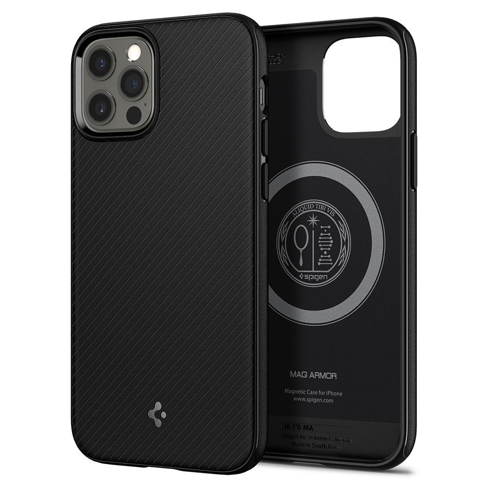 

Чехол Spigen Mag Armor для iPhone 12 / 12 Pro Matte Black