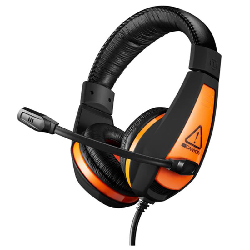 

Игровые наушники Canyon CND-SGHS1A Black/Orange