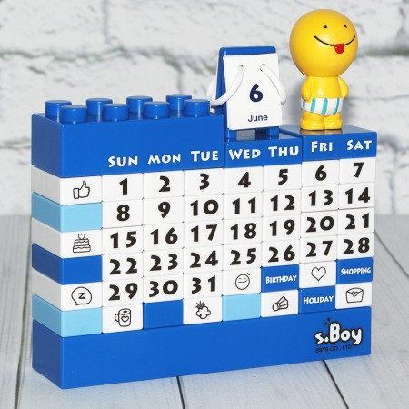 

Вечный календарь IQ Puzzle синий 41115-2