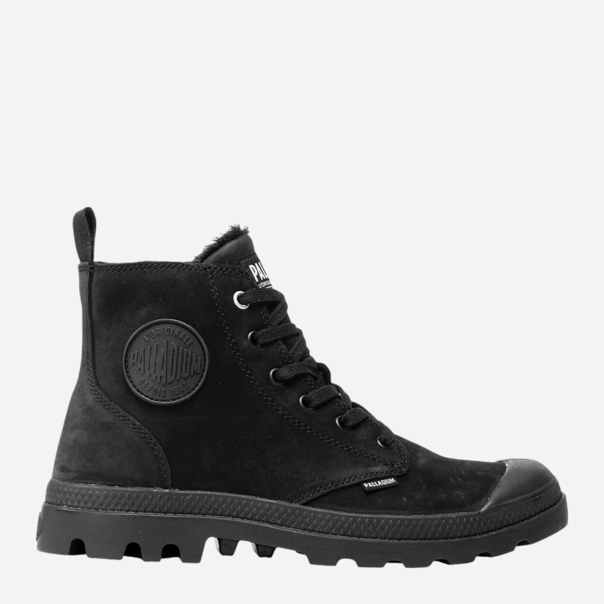 Акція на Чоловічі зимові черевики Palladium Pampa Hi Zip Wl 05982-010-M 41.5 (7.5UK) 26.5 см Чорні від Rozetka