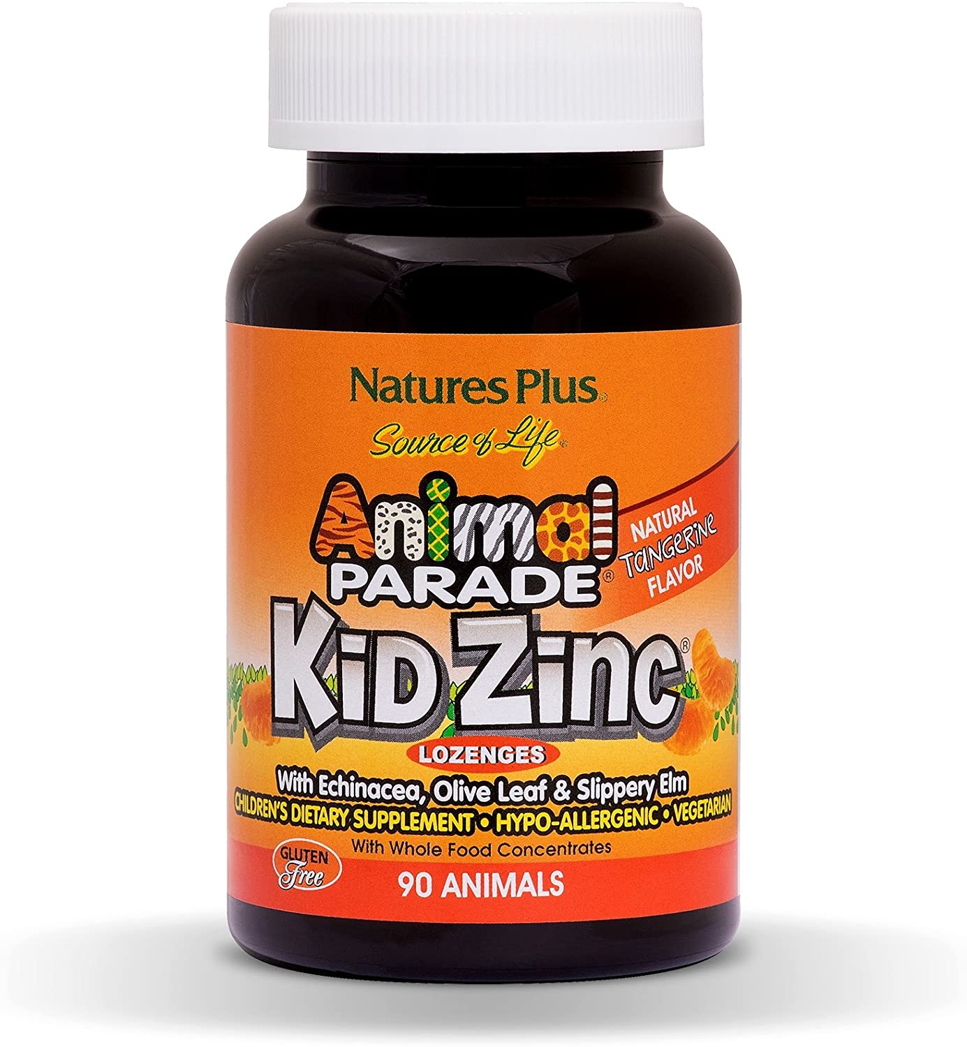 

Витамины Nature's Way Animal Parade Kid Zinc Lozenges 90 таблеток Мандарин (4384302997)