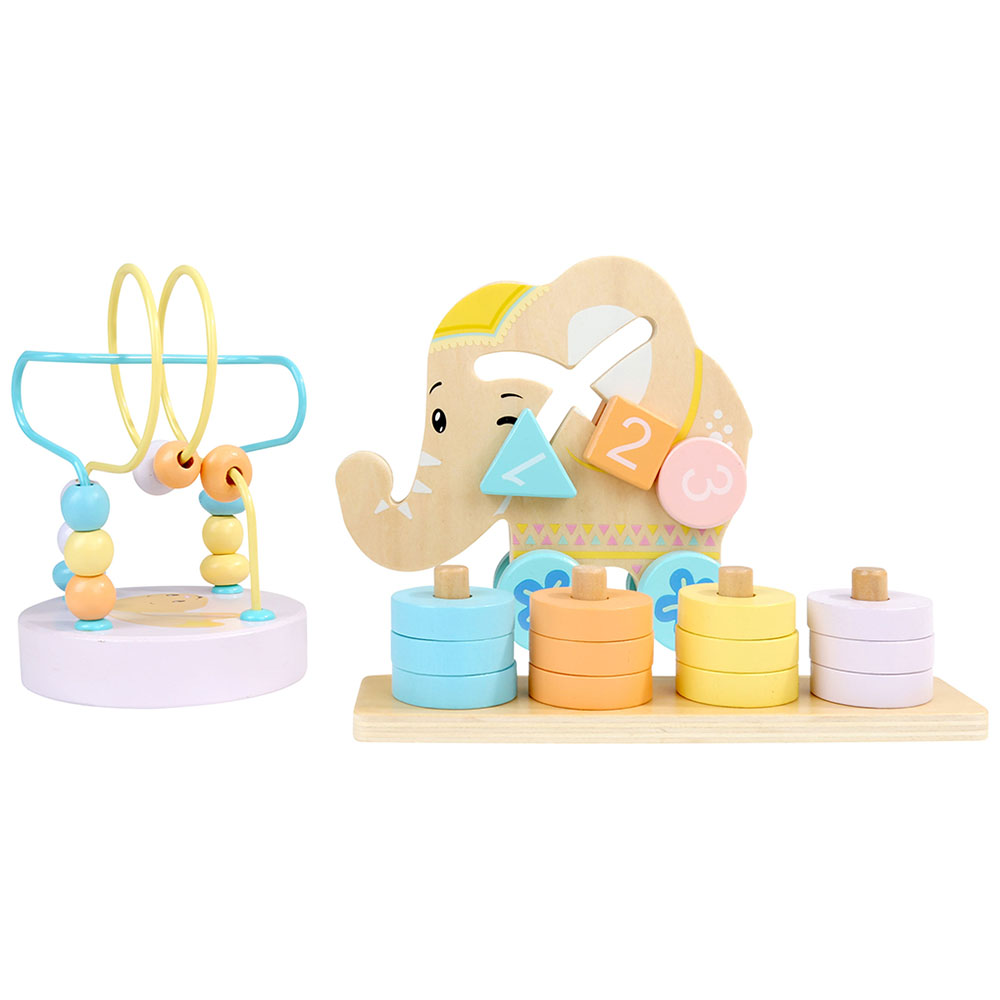 

Набор деревянный для развития One Two Fun Слоник