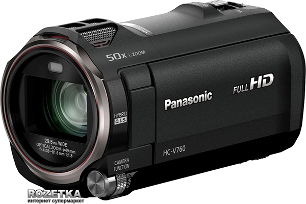 Видеокамера Panasonic HC-V760 Black (HC-V760EE-K) Официальная гарантия ...