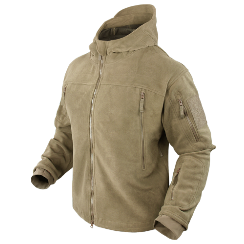 

Тактическая флисовая куртка Condor SIERRA Hooded Fleece Jacket 605 Small, Койот