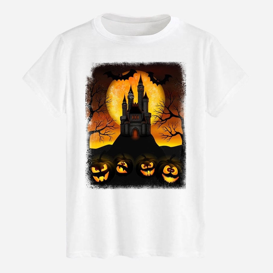 Акція на Футболка бавовняна довга чоловіча Likey Halloween M150-2313 XS Біла від Rozetka