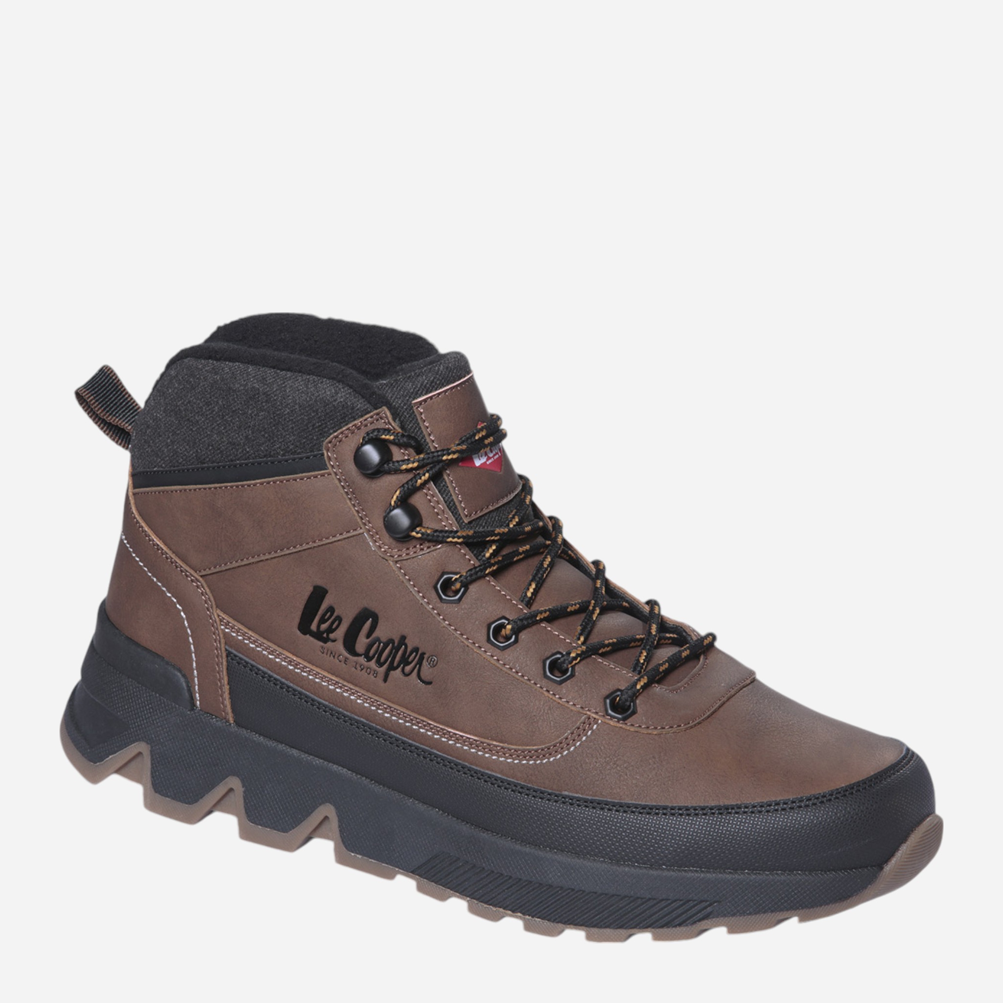 Акція на Чоловічі зимові черевики Lee Cooper LCJ-24-01-2950M 41 26.5 см Коричневі від Rozetka