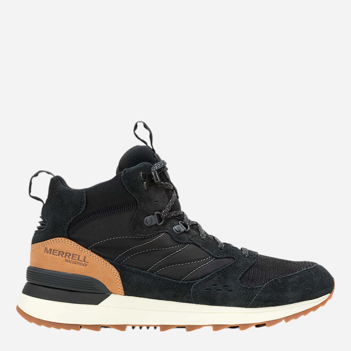 Акція на Чоловічі черевики для туризму з мембраною Merrell Alpine 83 Snkr Recraft Mid Wp J006719 46 (11.5US/11UK) 29.5 см Чорні від Rozetka