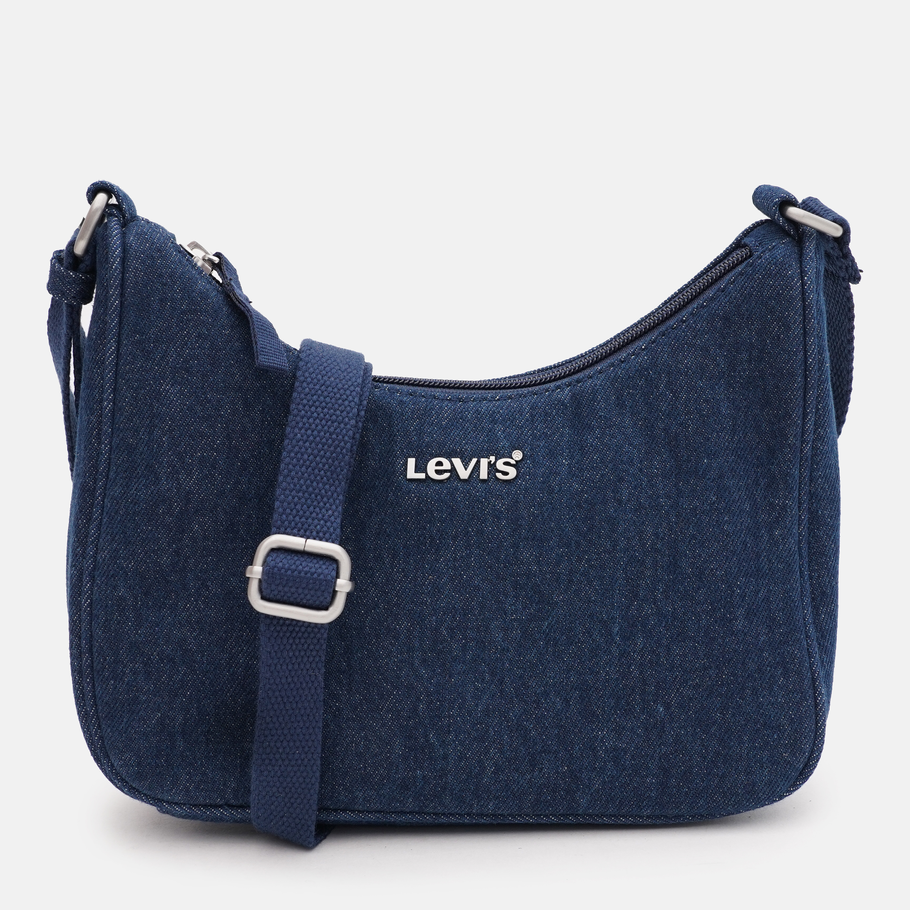 Акція на Сумка крос-боді через плече жіноча тканинна маленька Levi's 234808-6-13 Блакитна від Rozetka