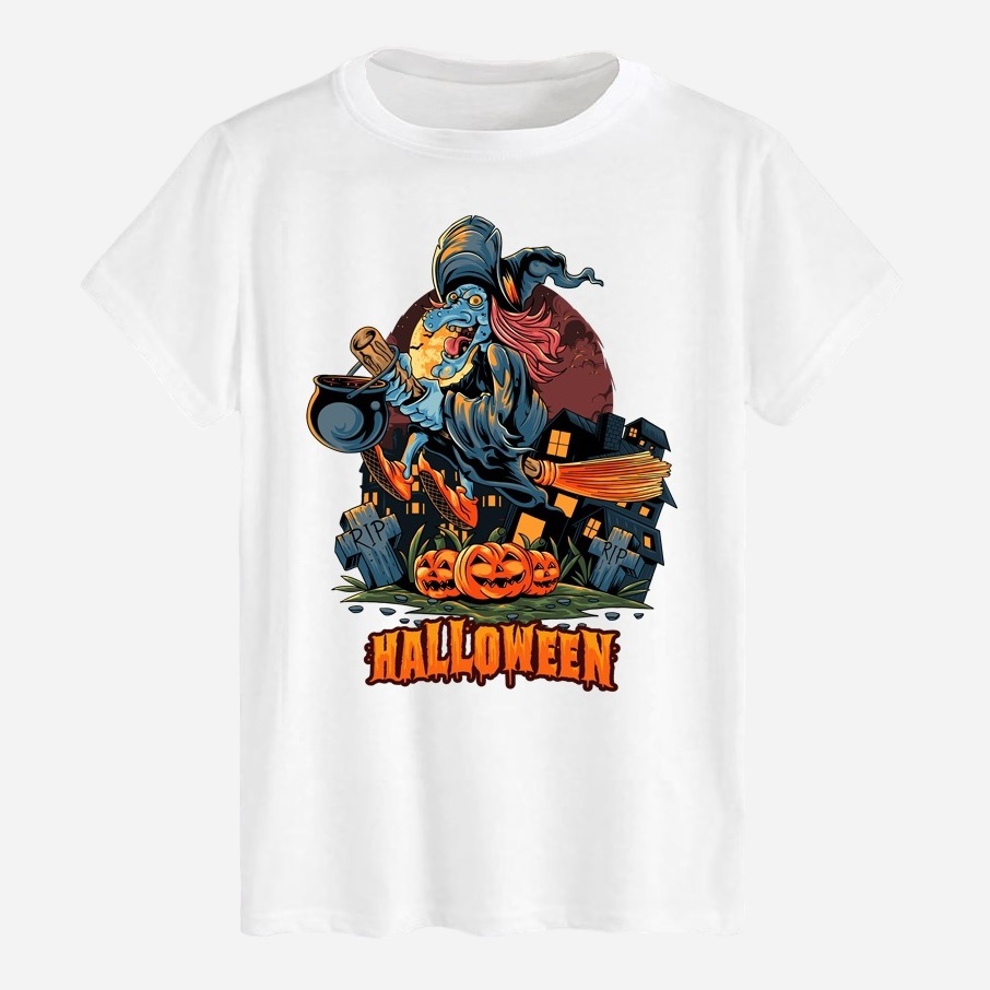 Акція на Футболка бавовняна довга чоловіча Likey Halloween M150-2307 L Біла від Rozetka