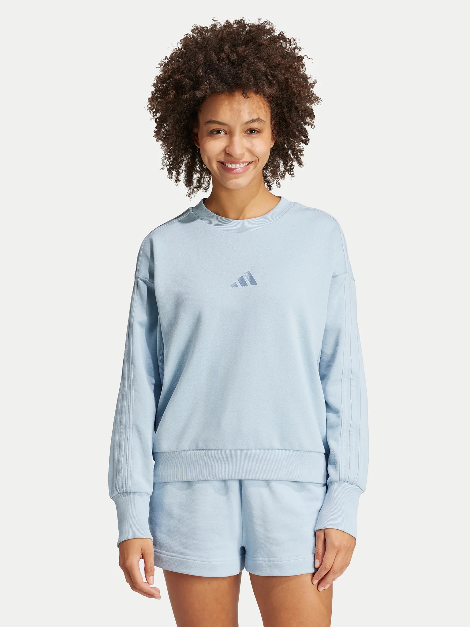 Акція на Світшот жіночий Adidas W All Szn E Swt IY6852 XS Wonblu від Rozetka