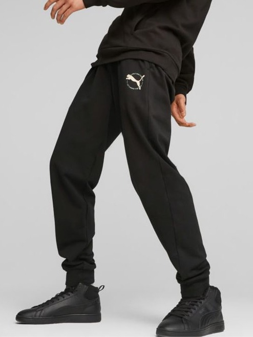 Акція на Спортивні штани утеплені чоловічі Puma Better Sportswear Sweatpants TR CL 67606501 M Black від Rozetka