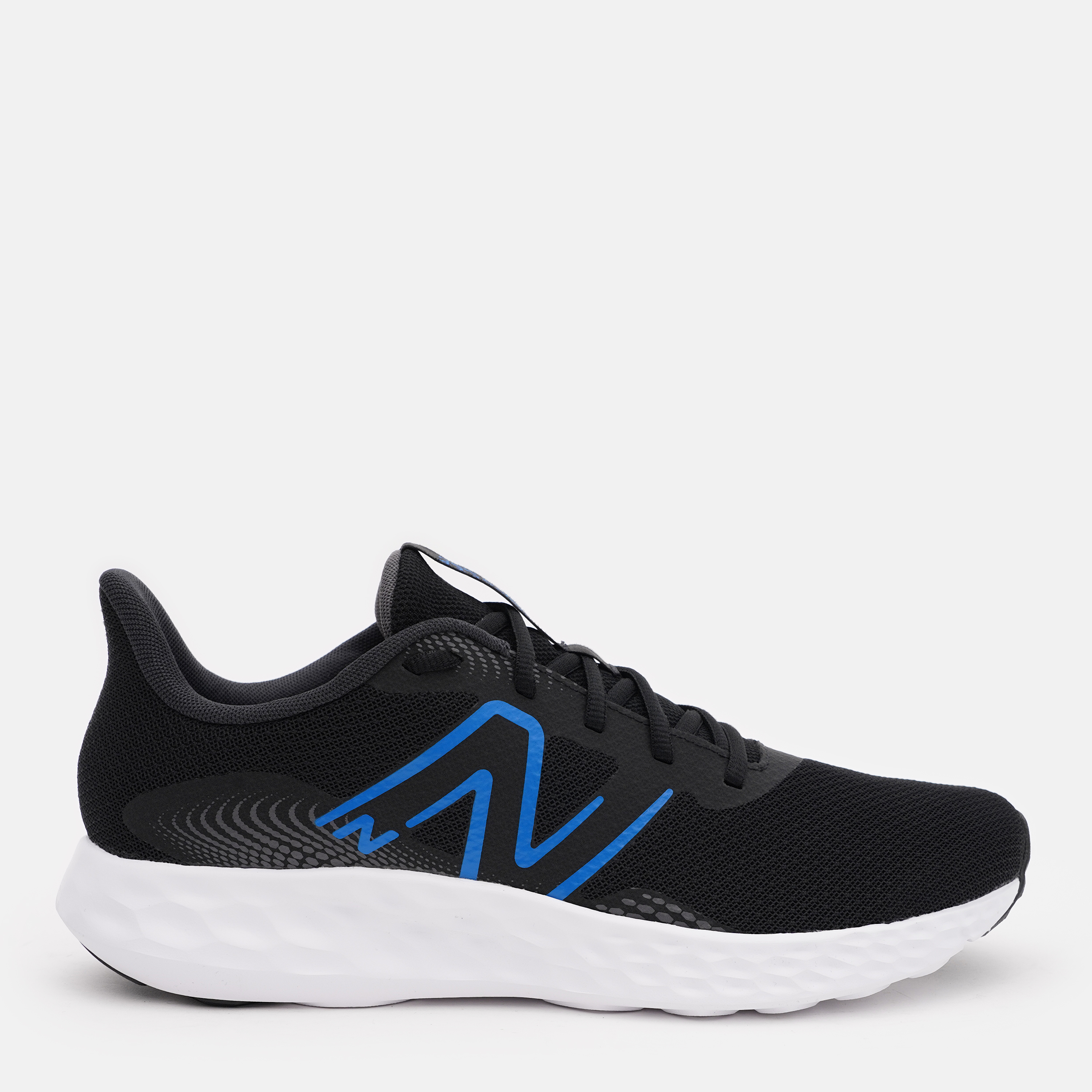 Акція на Чоловічі кросівки для бігу New Balance 411 v3 M411CK3 41.5 (8US) 26 см Чорний/Синій від Rozetka