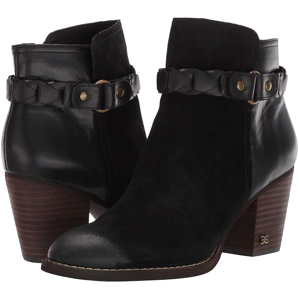 

Ботильоны женские Sam Edelman Minetta Черный размер 35.5