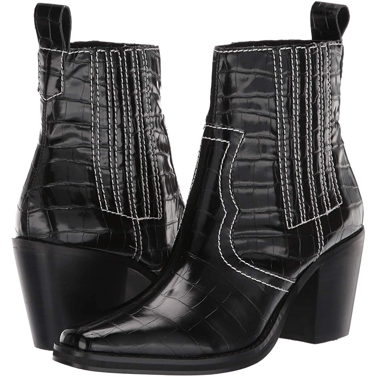 

Ботильоны женские Steve Madden Geniva Western Bootie Черный размер 36.5