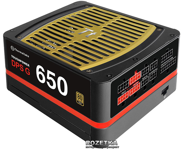 

Блок питания Thermaltake Toughpower DPS G 650W (PS-TPG-0650DPCGEU-G)