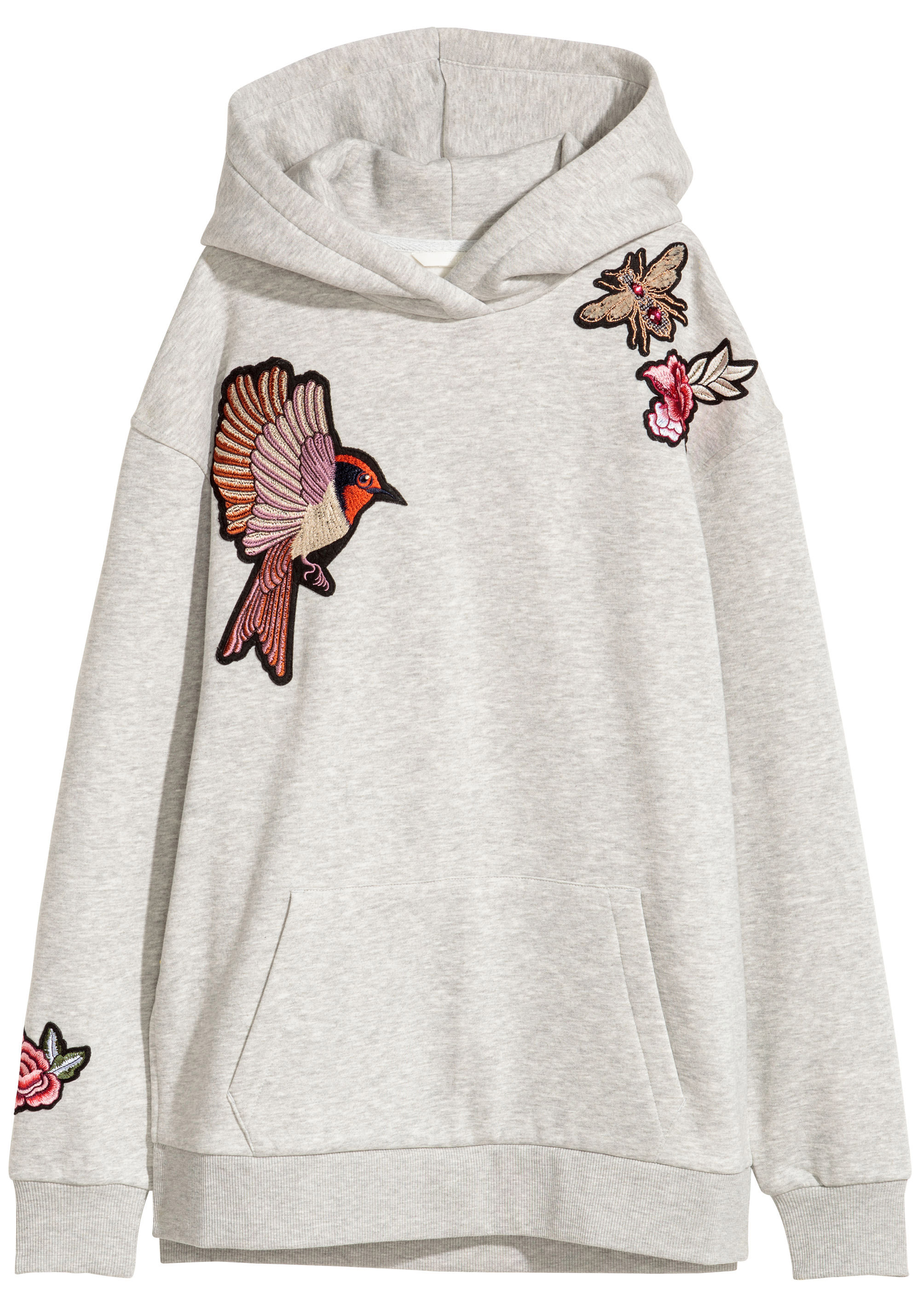 

Худи H&M 0594517-6 S Серое