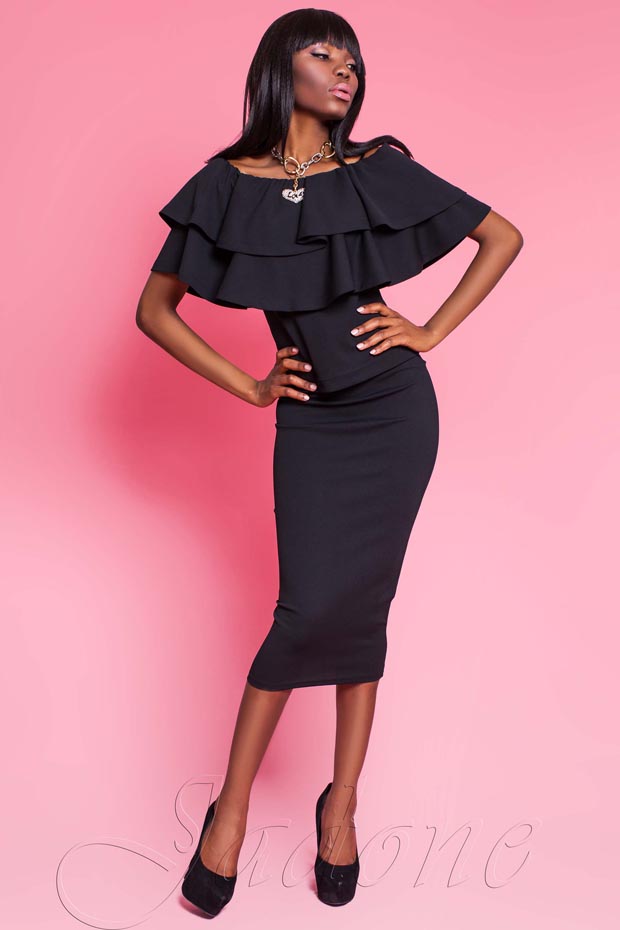 

Костюм JADONE FASHION Лотос черный  (Костюм Лотос черный, Костюм JADONE FASHION Лотос черный M (Костюм Лотос черный)