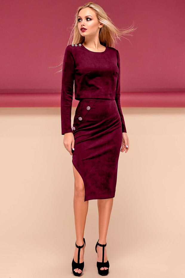 

Костюм JADONE FASHION Эмбер марсала L (Костюм Эмбер марсала)