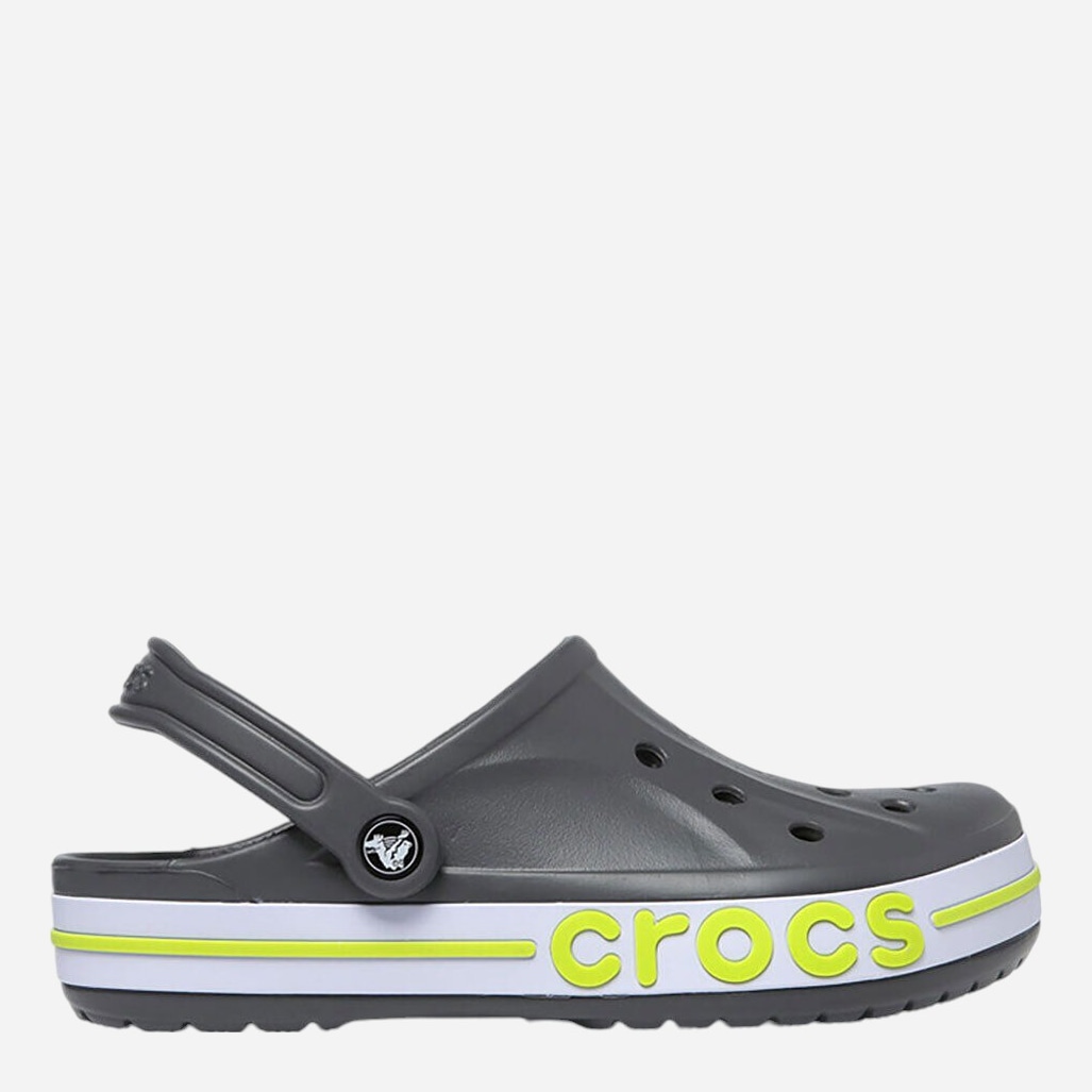 Акція на Жіночі крокси Crocs Bayaband Clog 205089-0GX 38-39 (M6/W8) 24 см Темно-сірі від Rozetka