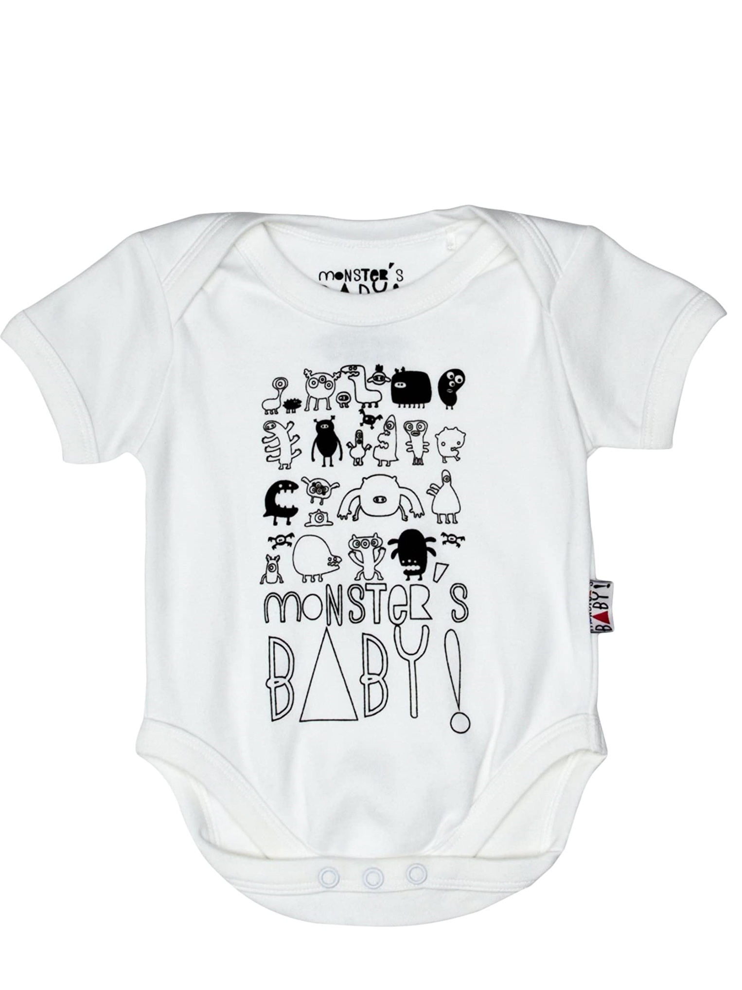 

Боди Monster's Baby MBBV002 68 cm Белый