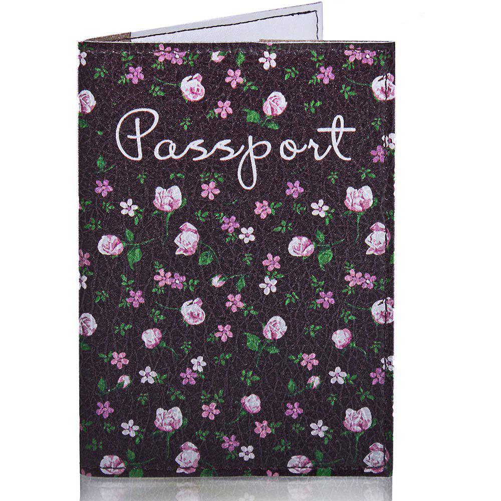 

Женская обложка для паспорта Passporty 9,5х13,5х0,5 см (acs0012690) Черный