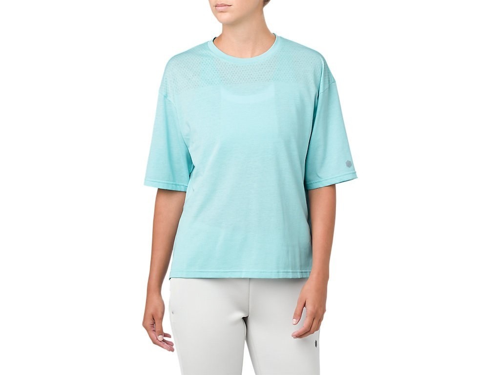 

Футболка Asics MESHED SS TOP 153392-8099 Голубой Жен M