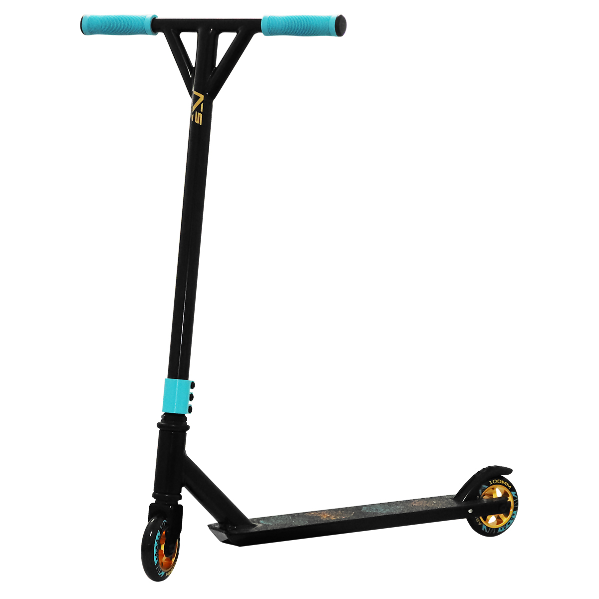 

Трюковой самокат SportVida 83х55 см (fit0006503) Черно-голубой