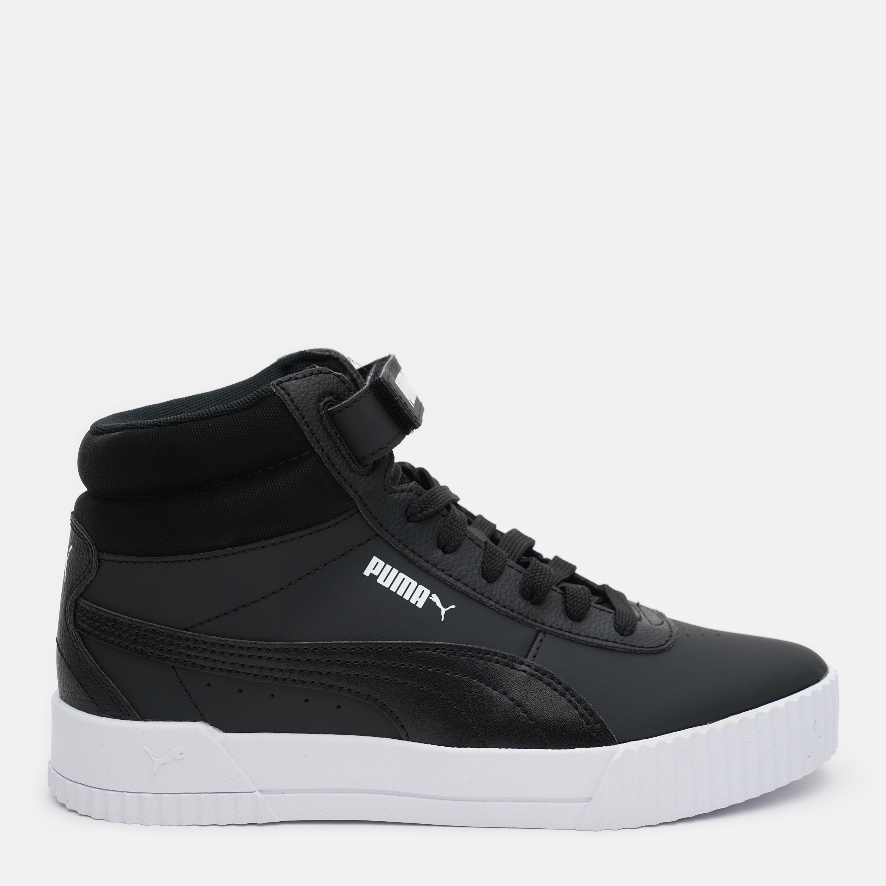 Акція на Жіночі черевики високі Puma Carina Mid 37323305 37.5 (4.5UK) 23.5 см Puma Black-Puma Black-Puma White від Rozetka