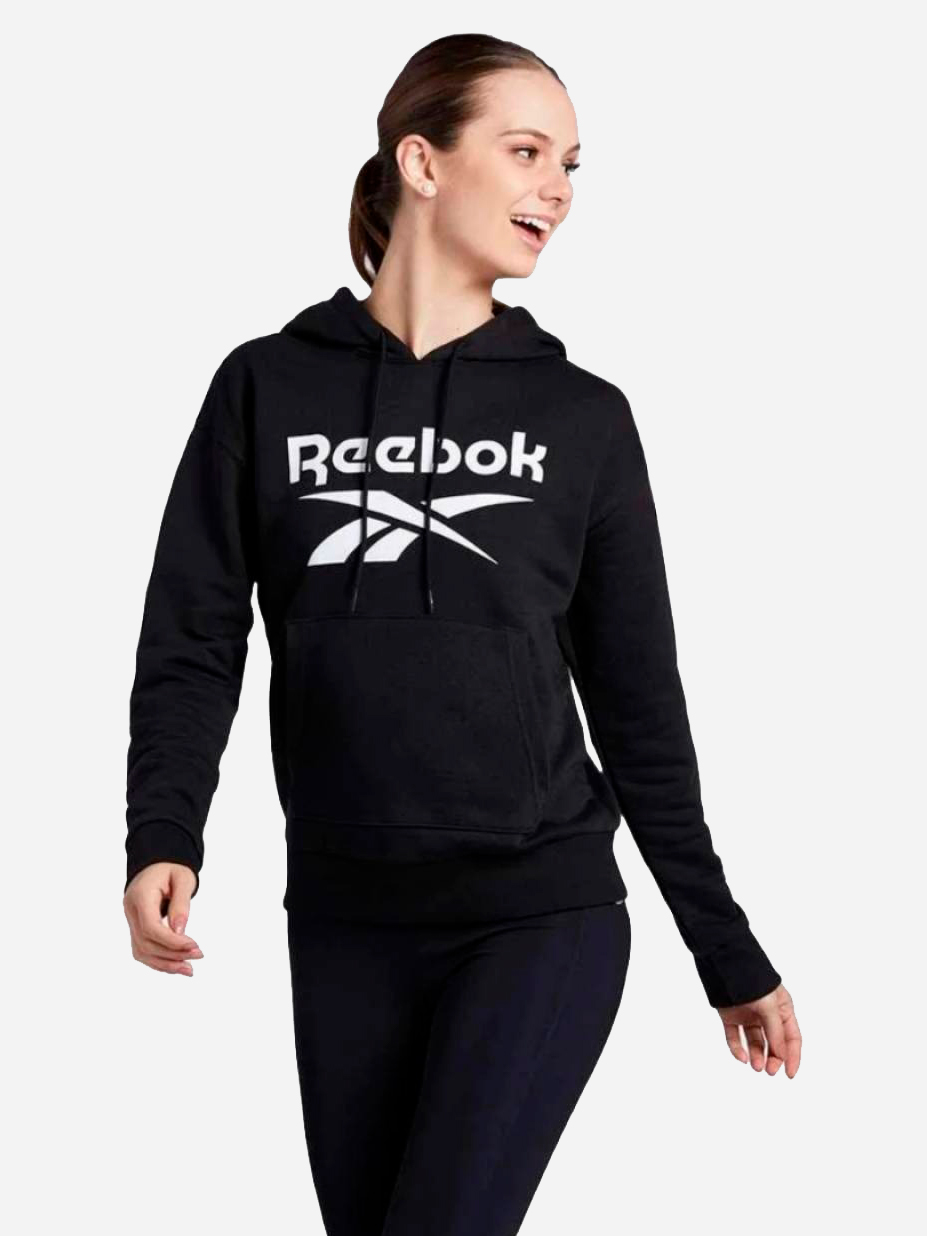 Акція на Худі жіноче Reebok IQ4427 M Чорне від Rozetka